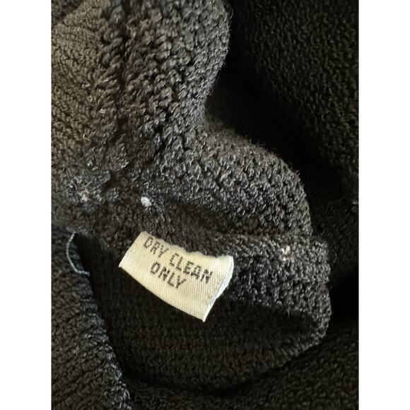 Vintage St. John Skirt Size 6 Black Santana Knit Pull On Quiet Luxury Old Money - Picture 9 of 10